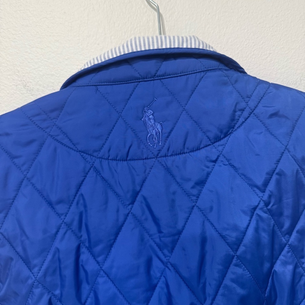 Polo Golf Ralph Lauren Spring Blue Heritage Quilted Vest L - Picture 9 of 9